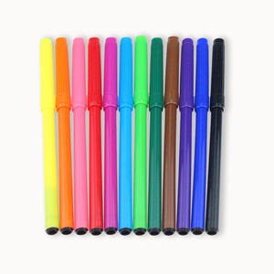 Set crayons 10 couleurs personnalisés <span class=keywords><strong>feutre</strong></span> marqueur stylo aquarelle en pvc pour le <span class=keywords><strong>dessin</strong></span> - Product Image 1