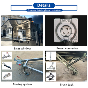 Remolque Comercial Mediano para Comida, Carrito Móvil para Hot Dogs, Papas Fritas, Fideos y Pasta, Remorque Food Truck en Venta en <span class=keywords><strong>España</strong></span> y Filipinas - Product Image 4