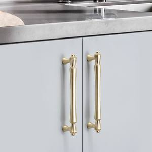 Innovador tirador y pomo de muebles de cocina de aluminio de venta directa, diseño Simple para armarios de dormitorio, cajones y tocadores - Product Image 2