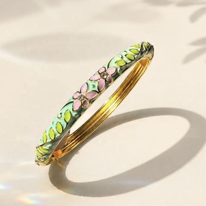 Factory Wholesale New Chinese Retro Palace Style Dripping Oil Bracelet Fashionable and <b>Personal</b> Ancient Style Bracelet Hand - Product Image 4