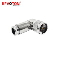 Connecteur mâle de type N Connecteur à angle droit pour câble coaxial RF LMR400 RG8 RG213 RG214