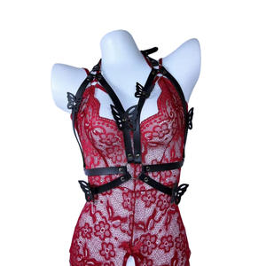 Seksi köle esaret kiti vücut koşum yetişkin çiftler için seksi kelepçe esaret kemer esaret bacak bandı bel zinciri gece kulübü flört - Product Image 1