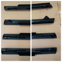 4 adet otomatik pencere contası yalıtım şeridi Ford Fiesta 2009-2014 için yeni araba pencere camları rüzgar geçirmez dekoratif contalar