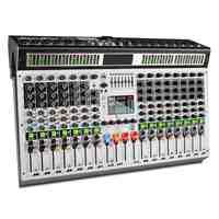 TX-16 Profesyonel 16 Kanallı DJ Kontrol Cihazı USB Ses Mikseri Metal Gitar Ses Miksaj Konsolu