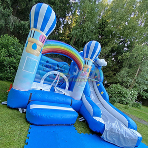 Commercial grade kids chateau gonflable indoor <b>inflatable</b> bounce <b>house</b> flight bouncy castle with slide - Product Image 4