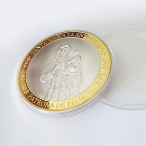 Moneda de recuerdo chapada en oro y plata de metal regional de Europa personalizada barata profesional moneda personalizada desafío - Product Image 4