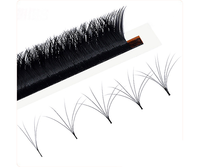 Extensions de cils synthétiques modernes au design original, à prix abordable, 0.07, aspect naturel, faux cils doux en coton noir, vente en gros