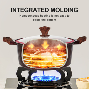 Donnor Nuovo Arrivo <span class=keywords><strong>Set</strong></span> di Pentole in Alluminio da 15 Pezzi di Grandi Dimensioni Design Classico <span class=keywords><strong>Set</strong></span> di Pentole da Campeggio Crown per Cucina all'Aperto - Product Image 4