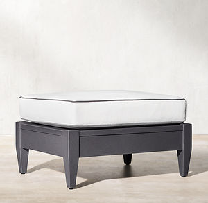 Taburete <span class=keywords><strong>de</strong></span> Patio Moderno y Único con Marco <span class=keywords><strong>de</strong></span> Aluminio y Cojines Suaves, <span class=keywords><strong>Muebles</strong></span> <span class=keywords><strong>de</strong></span> Aluminio Modernos para Exteriores, Silla Otomana - Product Image 5