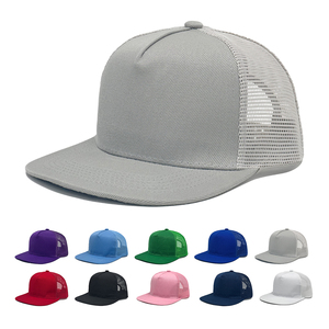 Casquette Trucker 5 Panneaux Personnalisable avec Logo, Vente en Gros, Casquette Snapback en Maille Vierge, Visière Plate, Style Hip Hop, Gorras Planas pour Hommes et Femmes - Product Image 1