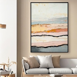 Village de peinture à l'huile de Dafen, peintures à l'huile sur mesure avec vos propres images ; Art mural abstrait texturé minimaliste moderne pour l'intérieur - Product Image 3