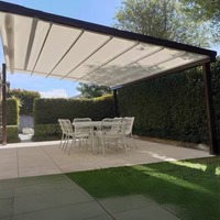 Auvent rétractable à cassette pleine robuste - Taille personnalisée, protection solaire extérieure pour balcon, restaurant