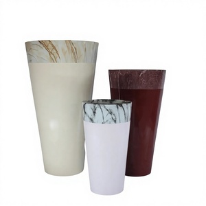 Macetas de Fibra de Vidrio FRP Clásicas al por Mayor, para Interiores y Exteriores, Decoración de Jardines y Centros Comerciales, Diseño Elegante y Duradero - Product Image 1