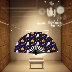 พัดไม้ไผ่แบบดั้งเดิมขนาด 33 ซม. ผ้าเพ้นท์ลายประวัติบริษัท ลำดับเวลาประวัติศาสตร์บริษัท ของที่ระลึกพนักงาน ศิลปะพื้นบ้าน ความรัก - Product Image 4