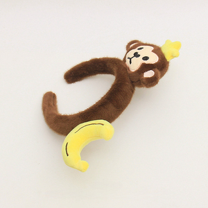 Diadema de Peluche con Diseño de <span class=keywords><strong>Mono</strong></span> y Plátano, Accesorio para el <span class=keywords><strong>Cabello</strong></span> con Diseño Divertido y Adorable para Mujeres, Ideal para Tomar Fotos y Uso Diario - Product Image 3