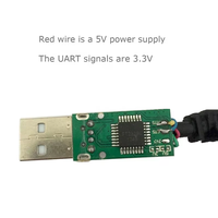 Câble adaptateur USB vers TTL, chipset FTDI, câble USB FT232, câble convertisseur de programmation FT232RL
