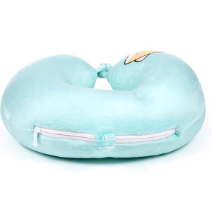 Coussin de <span class=keywords><strong>voyage</strong></span> 2-en-1 en peluche pour chien, oreiller de cou pour <span class=keywords><strong>avion</strong></span>, coussin de sommeil pour adultes, essentiels d'aéroport, oreiller de <span class=keywords><strong>voyage</strong></span> pour bagages - Product Image 5