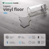Vinyl fliesen selbst klebender Vinyl boden wasserdicht mit verschiedenen Mustern
