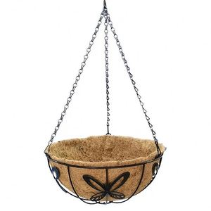 Suspensions murales de cuisine en jute, paniers suspendus, petits paniers tressés en forme de goutte d'eau, pots en bambou pour plantes vides - Product Image 3