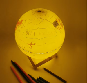 Globo Terráqueo <span class=keywords><strong>de</strong></span> Plástico para Manualidades, con Luces LED, 20 cm, para el Desarrollo Intelectual <span class=keywords><strong>de</strong></span> los Niños, Adornos Creativos, Regalo al por Mayor - Product Image 6
