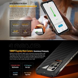 <span class=keywords><strong>Ulefone</strong></span>-teléfono inteligente <span class=keywords><strong>Power</strong></span> <span class=keywords><strong>Armor</strong></span> <span class=keywords><strong>19</strong></span> versión Global, móvil resistente con cámara de 108MP, 12GB + 256GB, 4G, OTG, NFC - Product Image 3