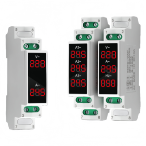 Mini Modular LED Digital anzeige Detektor Einzel anzeige Din Rail Mount Dreiphasen-Wechselstrom 80-500V Spannungs messer - Product Image 5