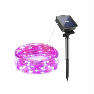 Noël <span class=keywords><strong>Solaire</strong></span> Chaîne Fée Lumières <span class=keywords><strong>10m</strong></span> 100LED / 5M 50 LED Étanche Extérieur <span class=keywords><strong>Guirlande</strong></span> Pour La Décoration De Jardin - Product Image 1