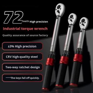 ประแจวัดแรงบิดแบบมืออาชีพ OEM ขนาด 3/8" 1/2" แบบสองสเกล 72 ฟัน ความแม่นยำสูง สำหรับงานอุตสาหกรรม แบบสองทิศทาง - Product Image 4