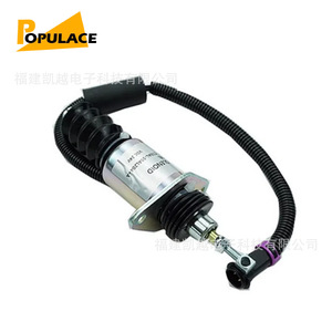 วาล์วโซลินอยด์สวิตช์ตัดการทำงานของเครื่องยนต์ C59AL 59AL204A สำหรับเครื่องกำเนิดไฟฟ้า ตัดการจ่ายน้ำมันเชื้อเพลิง อุณหภูมิปกติ - Product Image 3