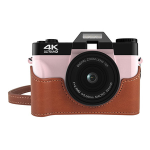 เคสป้องกันกล้องหนัง PU สีน้ำตาลแข็งสำหรับกล้อง DSLR แบบไร้กระจก X9R10X3สายปรับได้ - Product Image 5