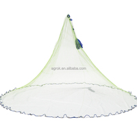 Filet de pêche en nylon avec cordon de serrage, couleur personnalisée avec sangle de poignet