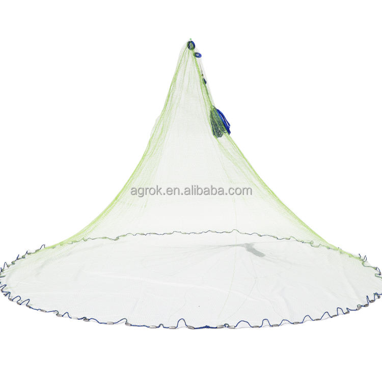 Wilson Cast Net Drawstring Castnet Drawstring Style Nylon Monofilament Cast Net 8ft Lead bob ...