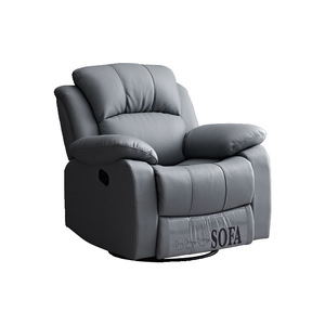 Sillón reclinable eléctrico Zhihua, individual, de cuero, con función giratoria y USB, para sala de estar, uso de adultos y personas mayores - Product Image 2