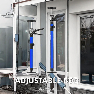 Barra de Soporte Telescópica Ajustable de 3 Tamaños, Personalizable ODM, Herramienta de Extensión de Poste de Soporte con Mango de Plástico para Techo, Ensamblaje DIY - Product Image 3