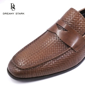 Dreamy Stark Good Quality Luxury Formal <b>Mens</b> Genuine Leather <b>Dress</b> Loafers Shoes for <b>Men</b> Slip-on <b>Men</b> <b>Dress</b> Shoes Penny Loafers - Product Image 4