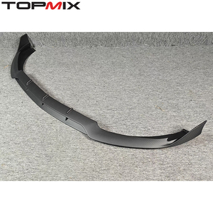 Pour 2015-2021 mercedes-benz C <span class=keywords><strong>63</strong></span> <span class=keywords><strong>AMG</strong></span> Style <span class=keywords><strong>Brabus</strong></span> lèvre avant en Fiber de carbone pare-chocs avant lèvre inférieure - Product Image 4