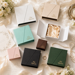 Wholesale Custom Logo Double-Door Magnetic <b>Box</b> Jewelry <b>Box</b> Eco-Friendly <b>Gift</b> Paper <b>Box</b> Wedding Favor Ring Bracelet Display <b>Box</b> - Product Image 1