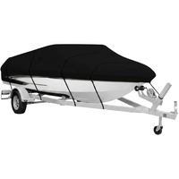 Housse de bateau robuste en tissu Oxford imperméable pour coques de 17 à 19 pieds et bateaux de pêche, tailles et couleurs personnalisées disponibles