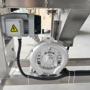 Machine à paner automatique haute vitesse pour champignons frits et tempuras, avec pompe moteur et roulement en acier inoxydable 304 - Product Image 5