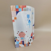 Pochette debout 3L avec double joint en papier d'aluminium vitop, sac pliable de 0.8 gallons pour l'eau de bébé, jus de boisson avec robinet vitop