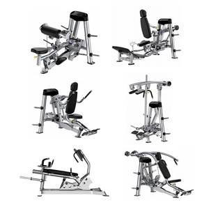 Máquina de fuerza comercial para gimnasio con carga de placas 45 °   Máquina de <span class=keywords><strong>prensa</strong></span> de piernas y cuádriceps de 45 grados para gimnasio - Product Image 3
