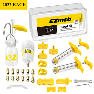 EZMTB 2022 RACE <span class=keywords><strong>Kit</strong></span> de purge et de vidange d'huile pour freins à disque hydrauliques universels de vélo de montagne, outils de réparation de vélo - Product Image 1