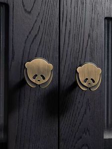 Hot Sale Creative Panda Solid <strong>Antique</strong> Brass Cabinet <strong>Knobs</strong> for Kids Bronze Cartoon <strong>Drawer</strong> Handle - Product Image 5