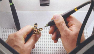 Sabbiatrice a 2 Vasche per Laboratorio Dentistico, Unità di Sabbiatura <span class=keywords><strong>Fine</strong></span> per Protesi Dentarie - Product Image 3