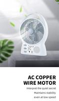 Nouveau modèle de lampe solaire à énergie éolienne avec batterie intégrée pour extérieur, pour haut-parleur radio, plafonnier de 8 pouces