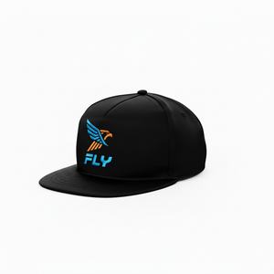 Casquette Snapback en Nylon à 5 Panneaux Personnalisée OEM avec Logo Brodé Plat Casquette de Haute Qualité Non Structurée - Product Image 2