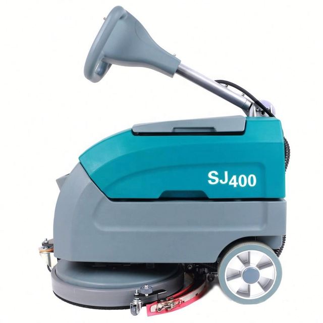 Floor Scrubbing Machines Hotel Supermarket Tile Floor Cleaning Machine Hand Push Electric Floor Scrubber Cleaning Machine