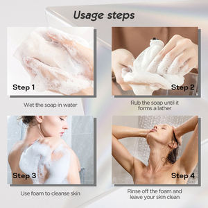 Savon multi-plantes anti-imperfections éclaircissant à la <span class=keywords><strong>rose</strong></span>, nettoyant doux <span class=keywords><strong>pour</strong></span> le visage, barre <span class=keywords><strong>de</strong></span> savon blanchissant <span class=keywords><strong>pour</strong></span> <span class=keywords><strong>les</strong></span> taches brunes - Product Image 6