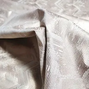 超柔软光滑的金属涤纶/棉织物窗帘织物纺织材料织物