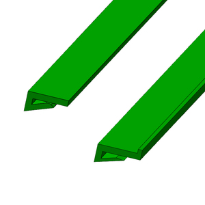 Bande en plastique résistante à l'usure W47, bande de friction W46, bande de guidage à très haut poids moléculaire, revêtement de chaîne, accessoires de convoyeur, patin - Product Image 6